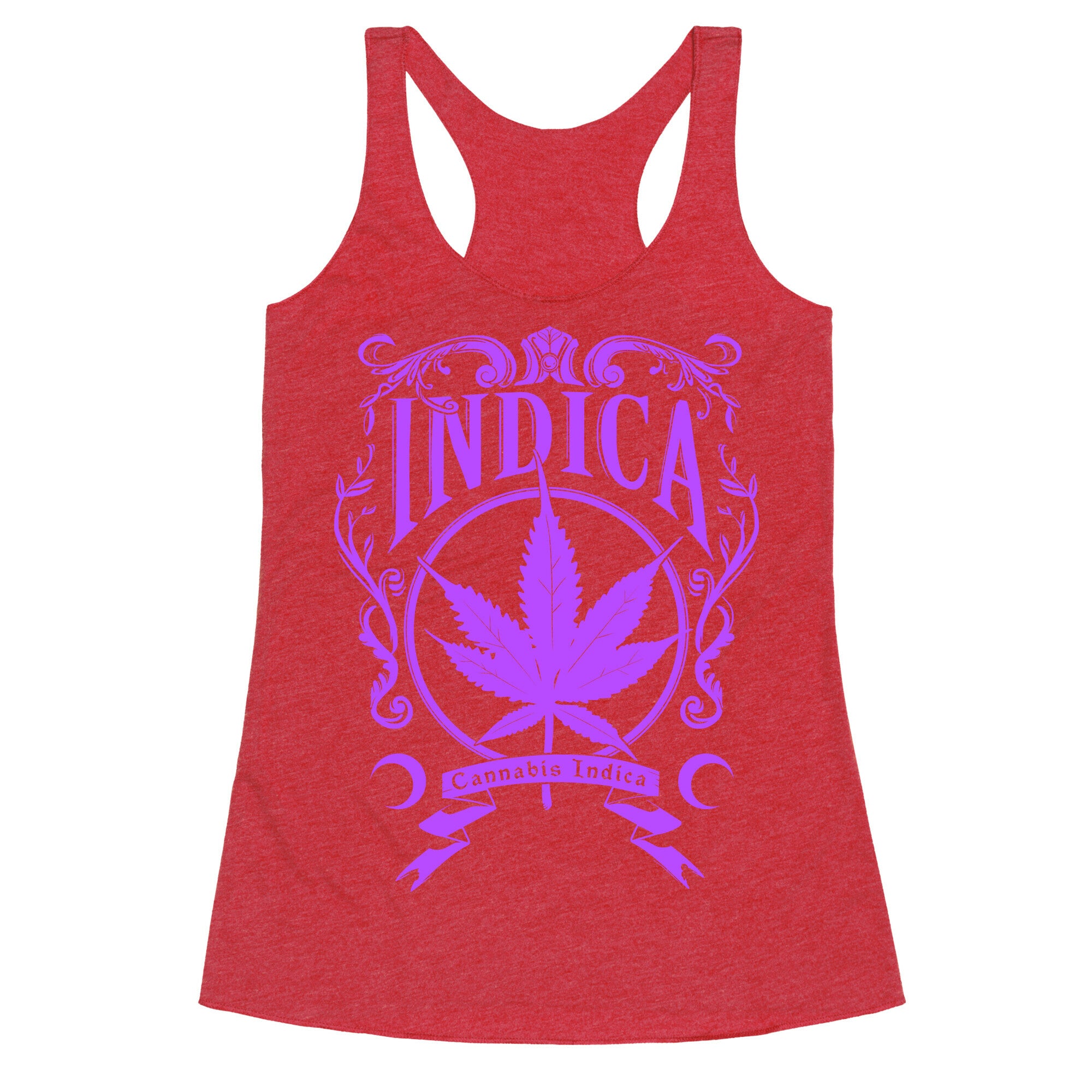 Cannabis Indica Racerback Tank